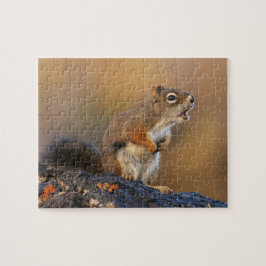 Zingende eekhoorn legpuzzel