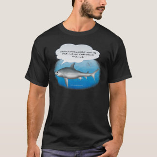 zingende haai t-shirt