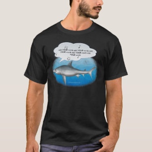 zingende haai t-shirt