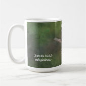 Zingende Hummingbird Scripture Mok Cup Psalm 100:2 (Links)