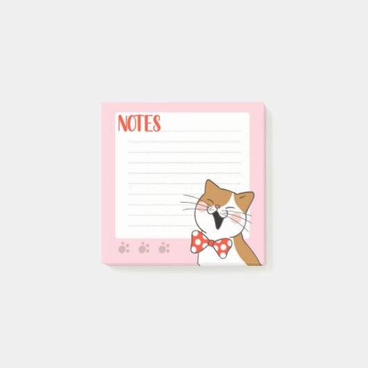 Zingende Kat Post-It Notities Post-it® Notes (Voorkant)