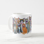 Zingende katten, kartelende katten rond de Mok (Voorkant links)