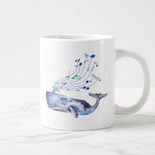 Zingende Musical Blue Whale Extra Grote Beker