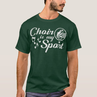 Zingende Sport Muzikale Koorrepetities Laat vriend T-shirt