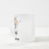 Zingende Stick Figure Mok (Voorkant links)