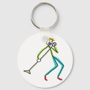 Zingende Stickman Sleutelhanger