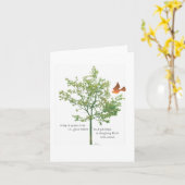 Zingende Vogel kaart (Gele Bloem)