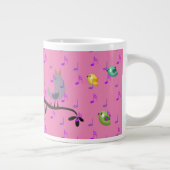 Zingende vogels extra grote beker (Rechts)