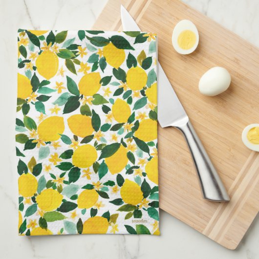 ZINGER Lemon Citrus Theedoek (Quarter Fold)