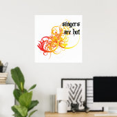 Zingers zijn warm poster (Thuiskantoor)