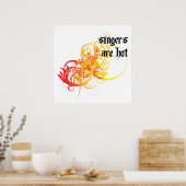 Zingers zijn warm poster (Keuken)