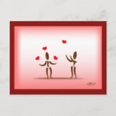 Zinglees~Flottant sur l'amour Carte postale (Devant)