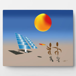 Zingmoer ~ Zonne-energie Fotoplaat
