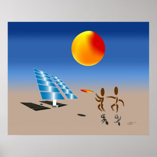 Zingmoer ~ Zonne-energie Poster (Voorkant)