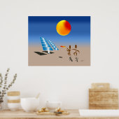 Zingmoer ~ Zonne-energie Poster (Keuken)