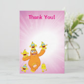 Zingoz en Zangoz Fun Bedankkaart (Staand voorkant)