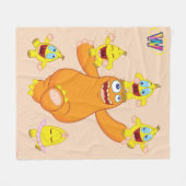 Zingoz en Zangoz Fun Fleece Deken (Voorkant (Horizontaal))