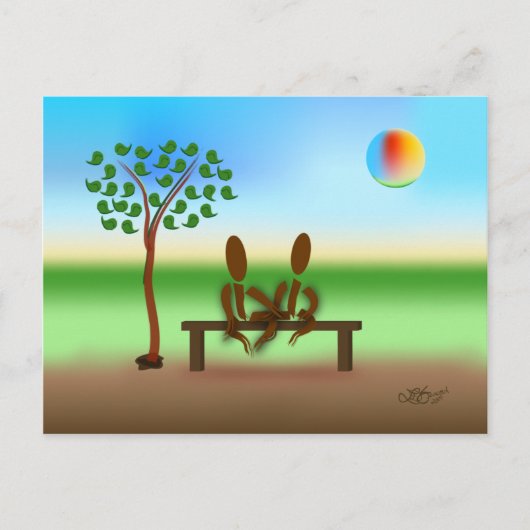 Zingwijnmoer~A Moment Briefkaart (Voorkant)