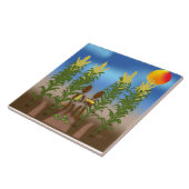 Zingwijnmoer ~ Corn Tegeltje (Zijkant)