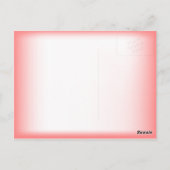 Zingwijnmoer~Floating on Love Briefkaart (Achterkant)