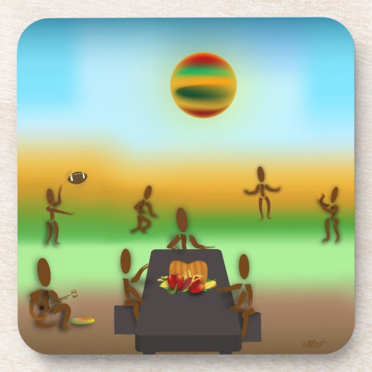 Zingwijnmoer ~ November Drankjes Onderzetter (Voorkant)