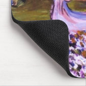 zink drijvende vrouw muismat (Hoek)