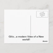 zink star-postkaart briefkaart (Achterkant)