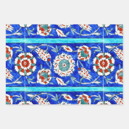 zink tegels inpakpapier vel