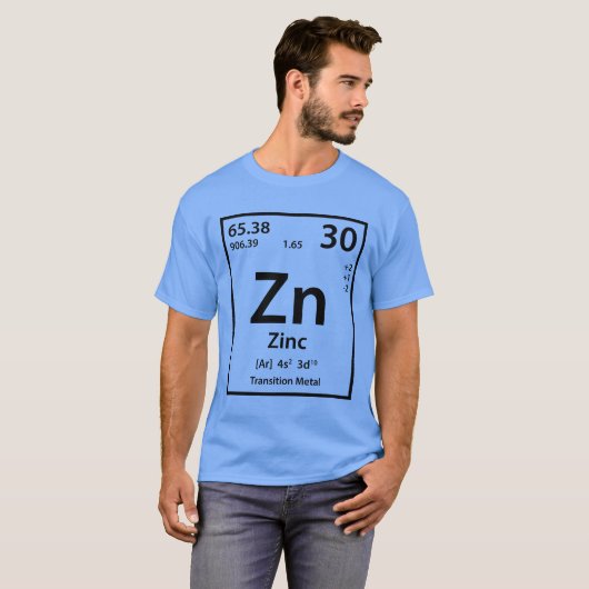 Zinkelement (zwart) t-shirt (Voorkant volledig)