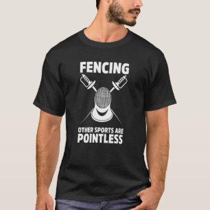 Zinloos Schermer En Garde Sabel Degen Zwaard T-shirt