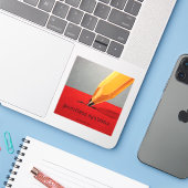 zinloze tablet n laptop sticker (Laptop met iPhone)