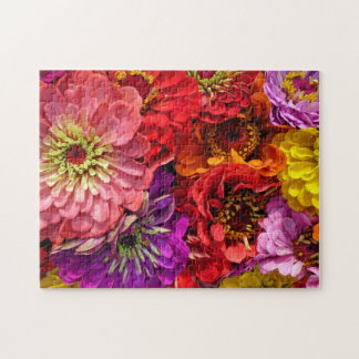 Zinnia Bouquet Legpuzzel