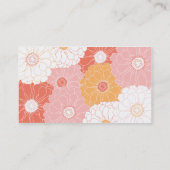 Zinnia Calling Card Contactkaartje (Achterkant)