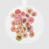 Zinnia Collage Ornament (achterkant)