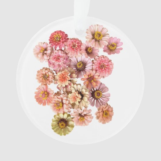 Zinnia Collage Ornament (voorkant)