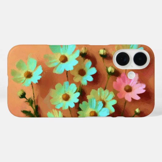 Zinnia Elegans Bloemen Case-Mate iPhone Case (Achterkant (horizontaal))