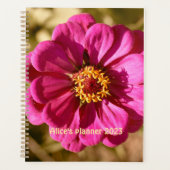 Zinnia Elegans Gepersonaliseerd Planner (Voorkant)
