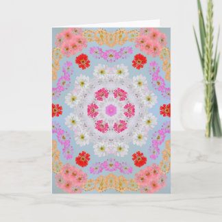 Zinnia Floral Kaart