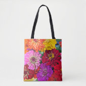 Zinnia Flower Canvas tas (Voorkant)