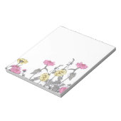 Zinnia Flowers Wildbloemen Notitieblok (Gedraaid)