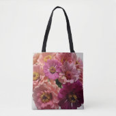 Zinnia liefhebbers canvas tas! draagtas (Voorkant)