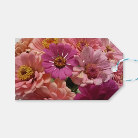 Zinnia lover Gift Label Cadeaulabel (Voorkant (Horizontaal))