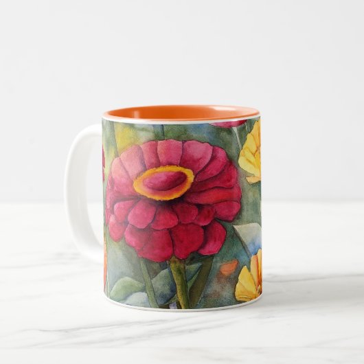 Zinnia Mug bicolore (Devant gauche)