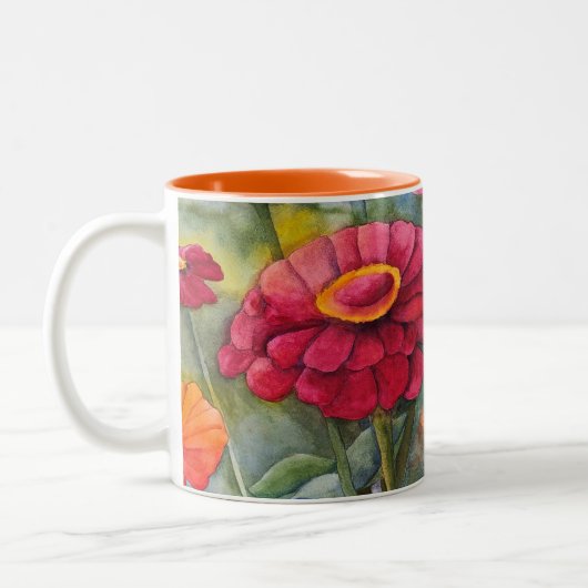 Zinnia Mug bicolore (Gauche)