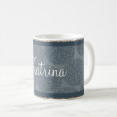 Zinnia Mug Vintage bleu (Devant droit)