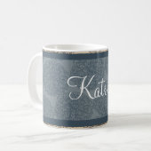 Zinnia Mug Vintage bleu (Devant gauche)