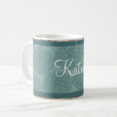 Zinnia Mug Vintage turquoise (Devant gauche)