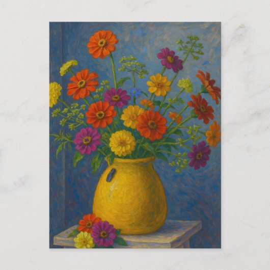 Zinnia  Postcard Briefkaart (Voorkant)