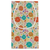 Zinnia Witte Cadeau Tas Klein Cadeauzakje (Achterkant)