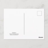 "Zinnias 2." Briefkaart (Achterkant)